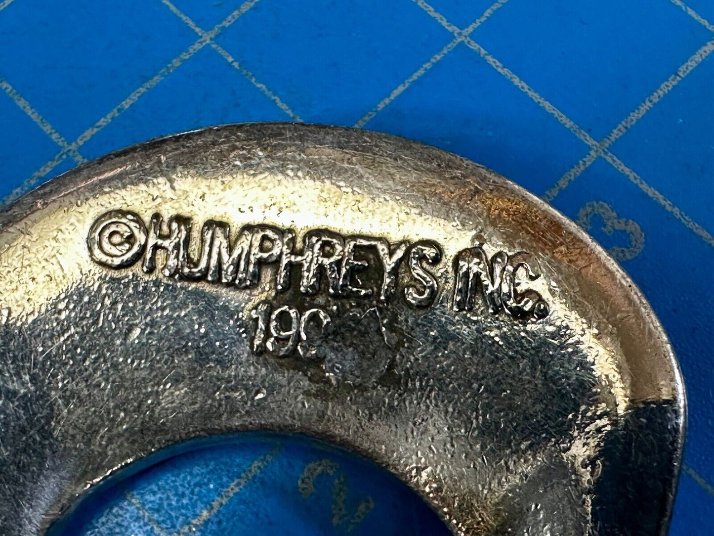 Vintage 90’s Ranger Style Silver Tone Replacement Western Humphreys Belt Buckle