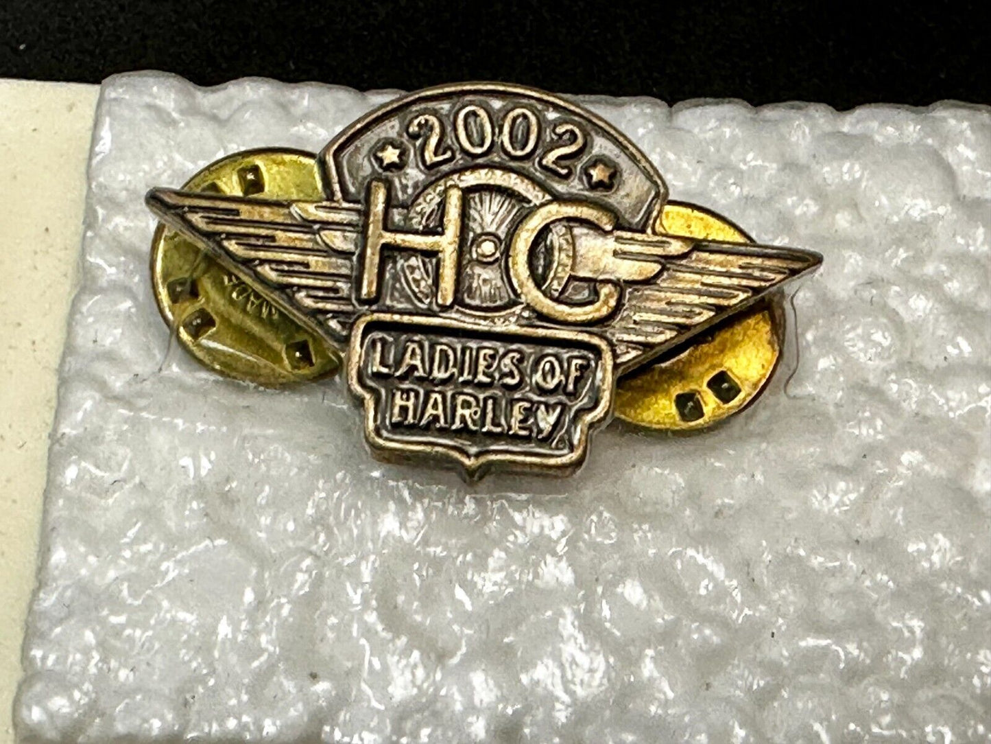2002 Ladies of Harley Davidson Owners Group HOG Pin for Jacket or Vest
