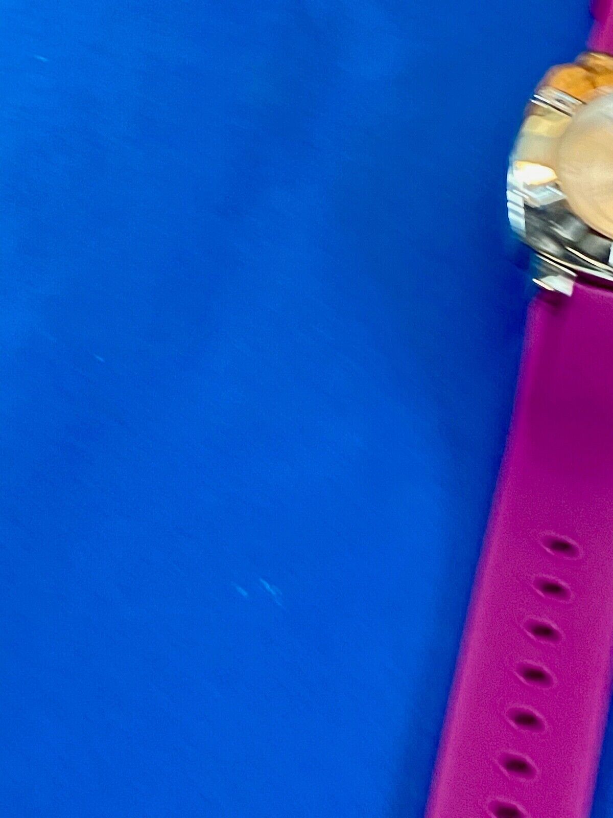 Terner 052009-1 Women's Watch - Pink Band Rhinestone Accents - New Battery