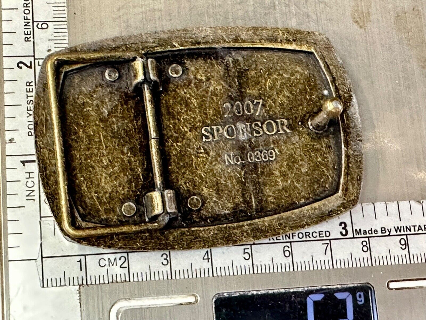 Their Courage Endures American Veterans Disabled for Life Memorial Belt Buckle