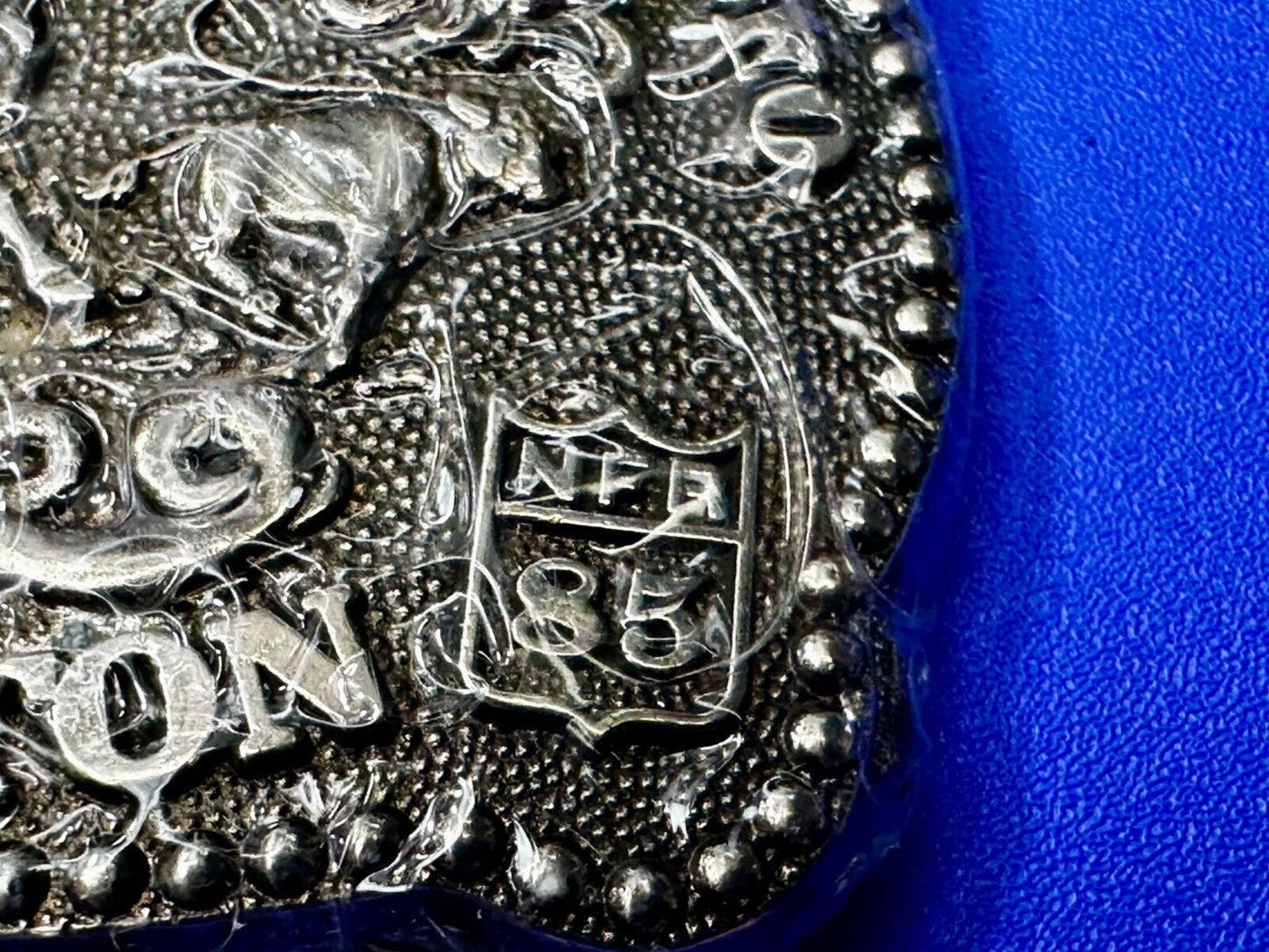 1985 Hesston National Finals Rodeo NFR Rodeo Cowboys NOS Youth Size Belt Buckle