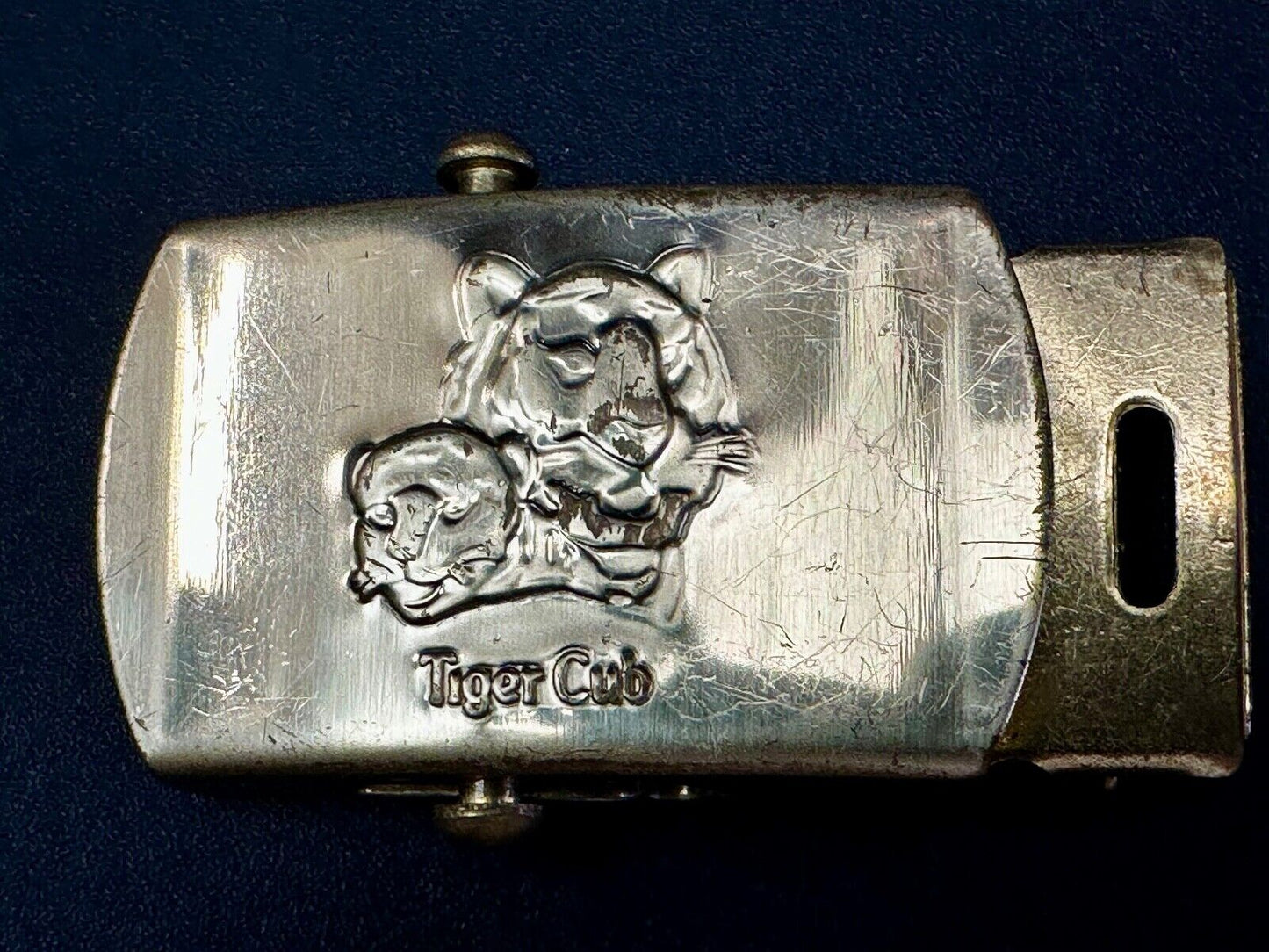 Tiger Cub Scout Replacement Solid Brass USA made Uniform Belt Buckle