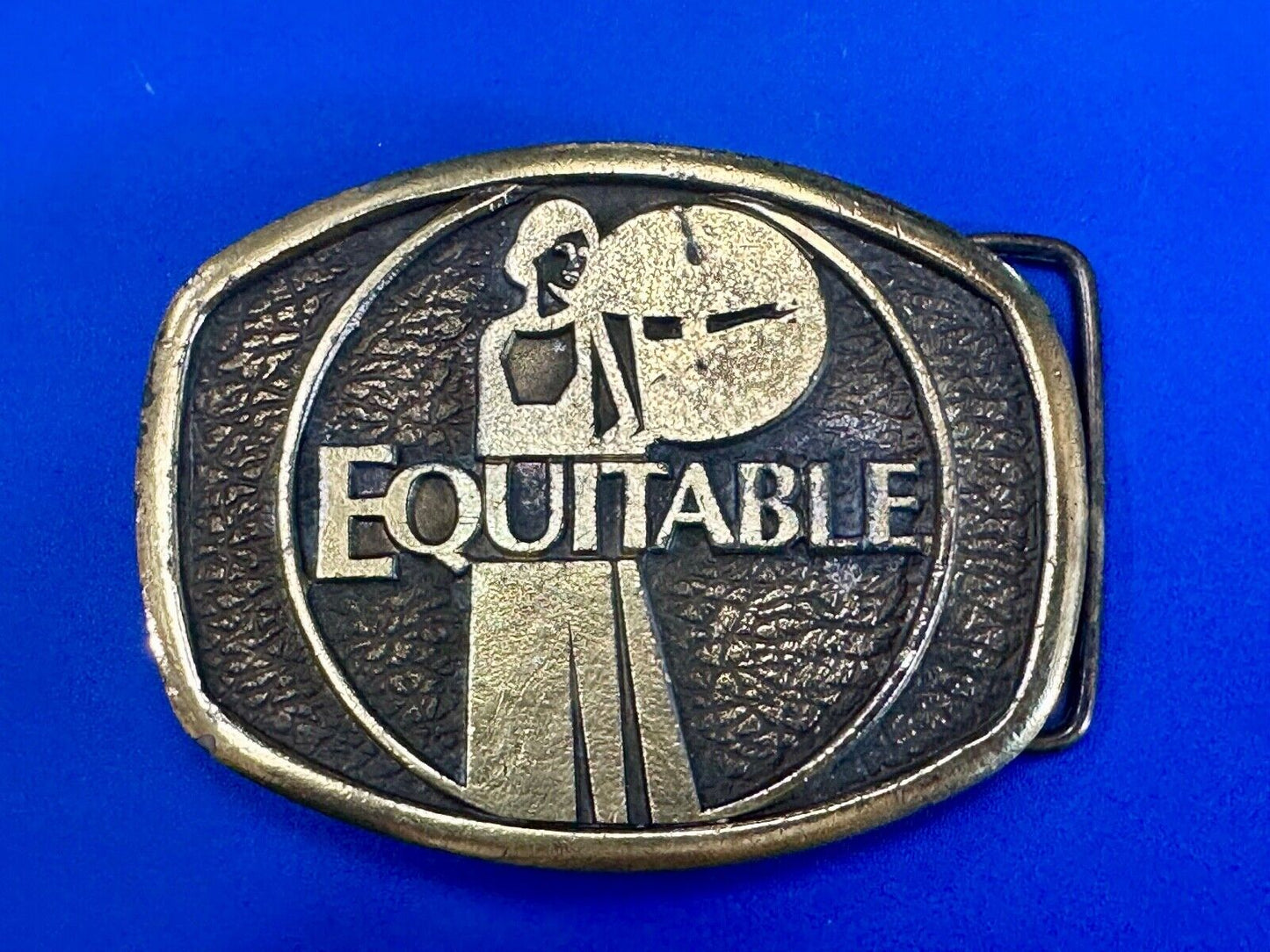 Vintage Belt Buckle Deco Equitable by Wyoming Studio Art Works