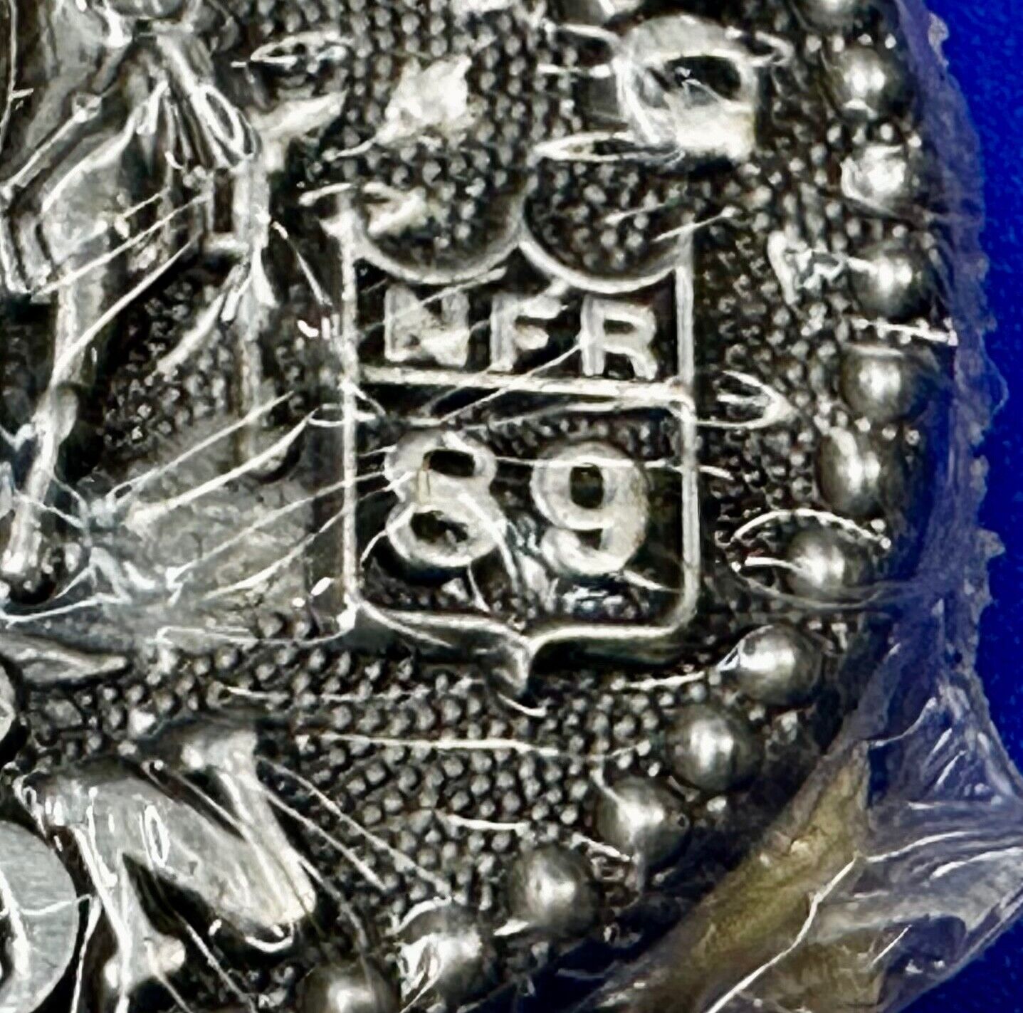 1989 NFR National Finals Rodeo NOS Youth Size Hesston Commemorative Belt Buckle