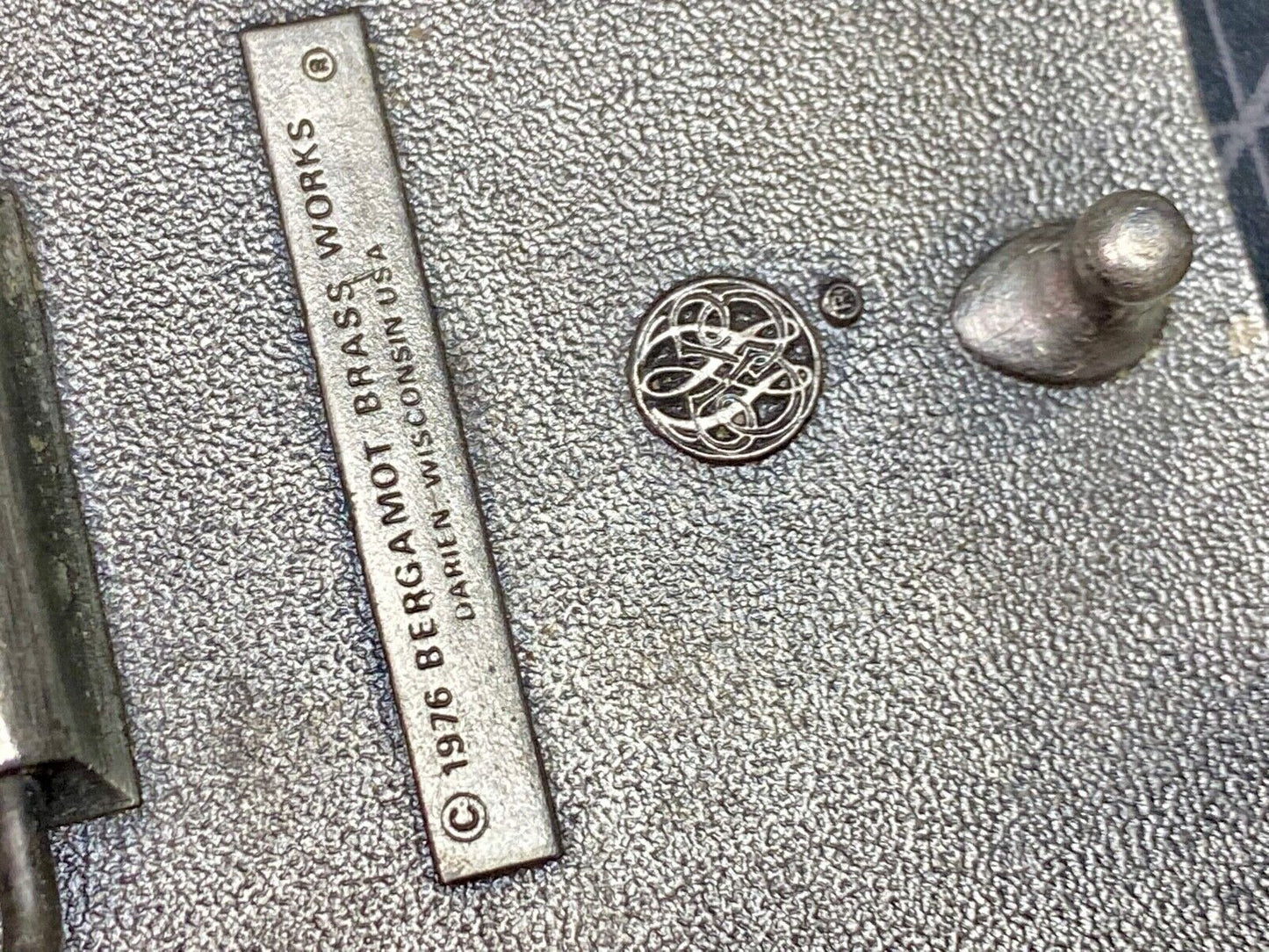 Vintage 1976 Olympic Games Commemorative Belt Buckle By Bergamot Brass Works