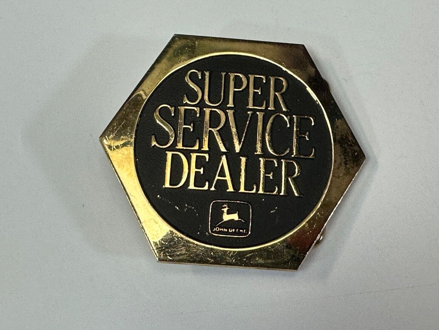 1988 John Deere & Co Tractor Super Service Dealer Vintage belt buckle