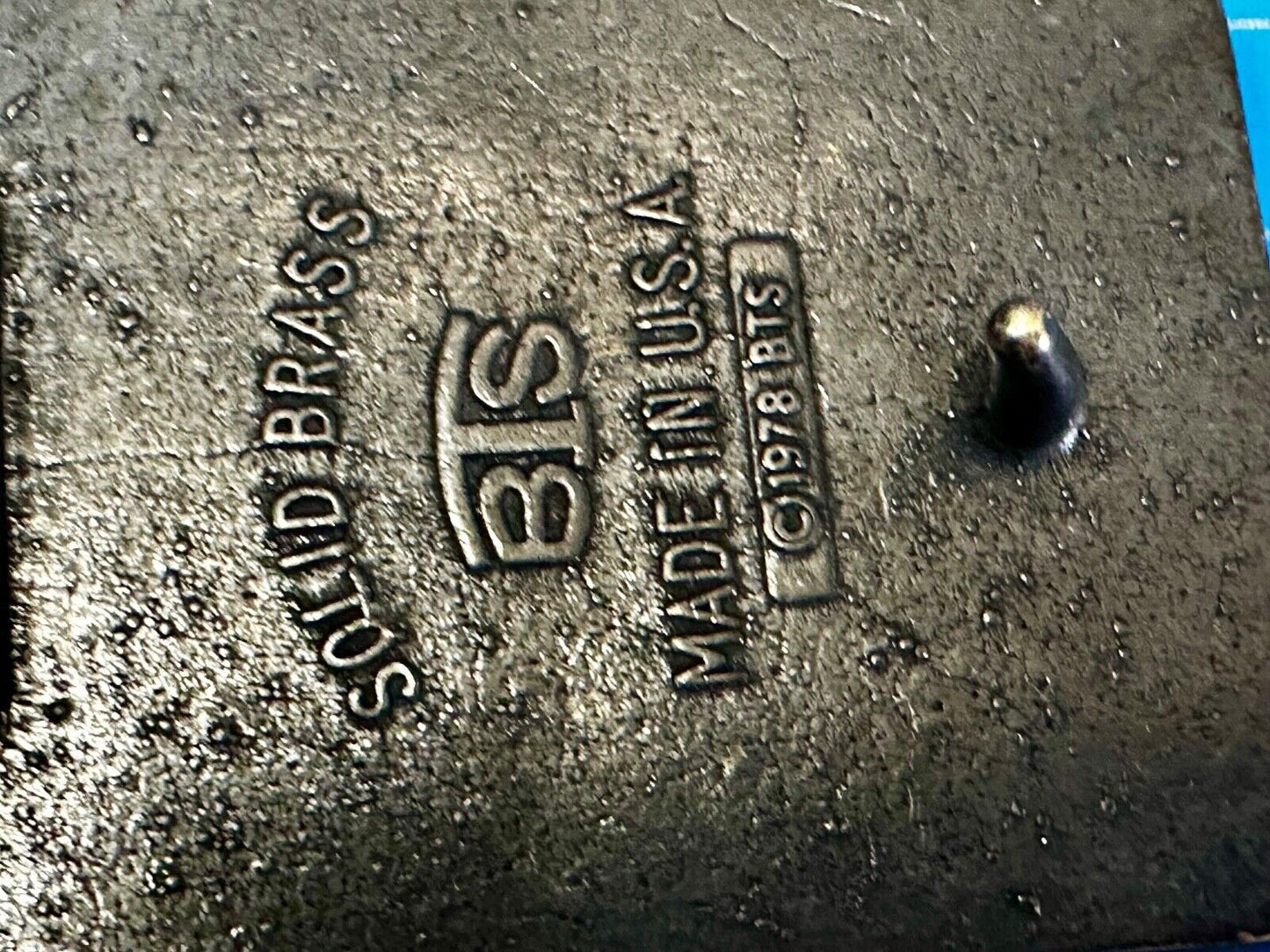 Black Powder Shooter Vintage BTS Solid Brass Belt Buckle - Guns Ammo Military