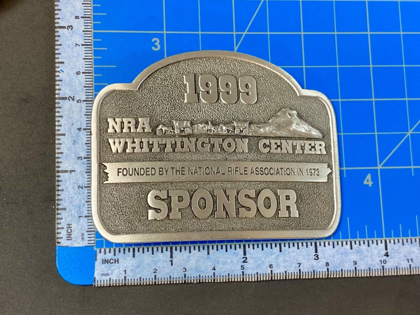 1999 NRA Whittington Center National Rifle Association Sponsor belt buckle