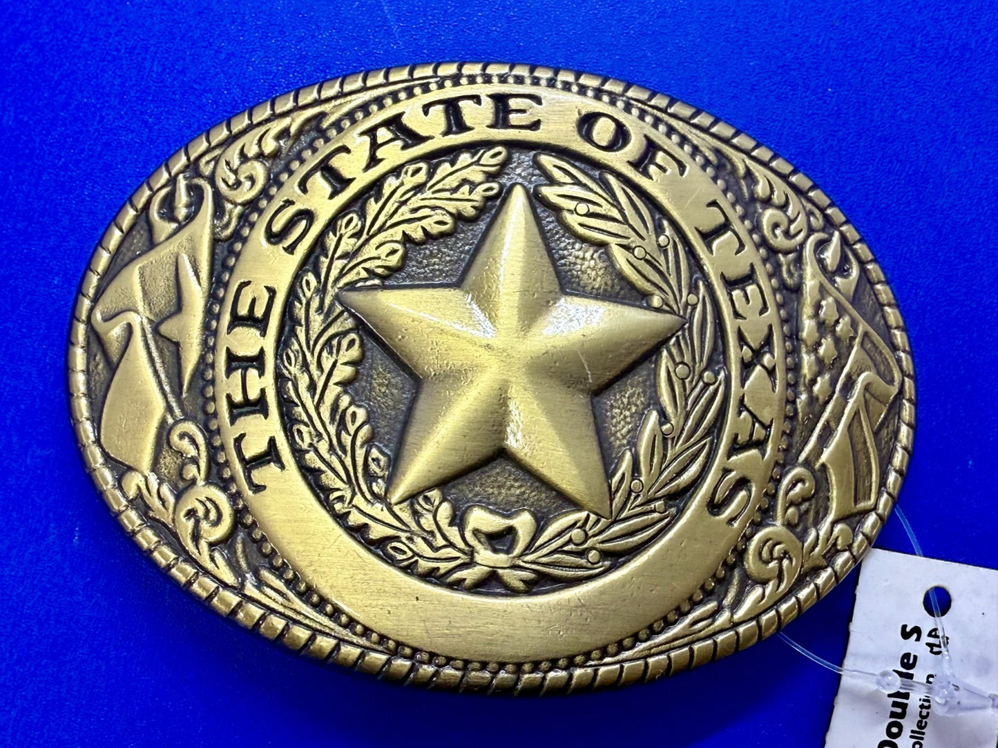 The Great State of Texas Statehood Series Gold Color Commemorative Belt Buckle