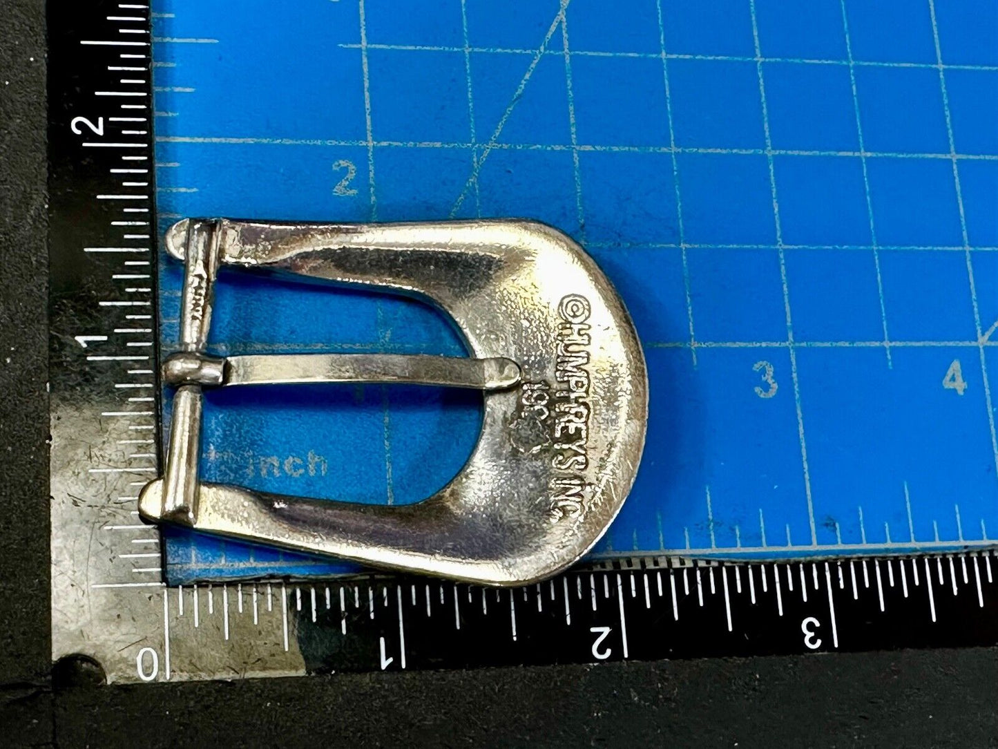Vintage 90’s Ranger Style Silver Tone Replacement Western Humphreys Belt Buckle