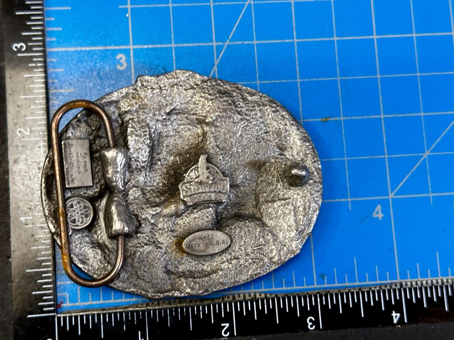 The Wild Horse Commemorative Vintage 1988 Siskiyou Belt Buckle K-80