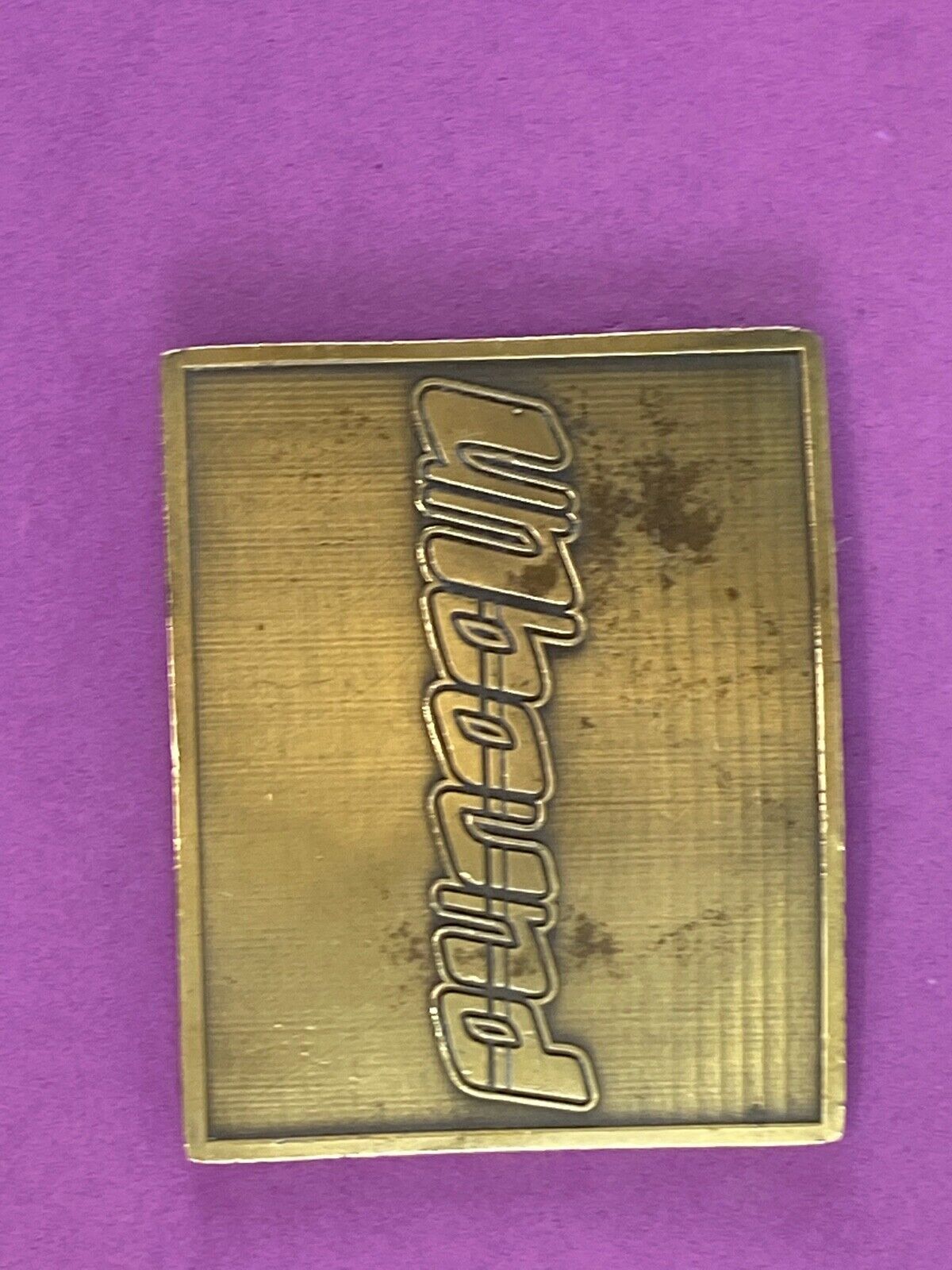 Unbound Promotional Belt Buckle Child Sponsorship Charity Based In Kansas City