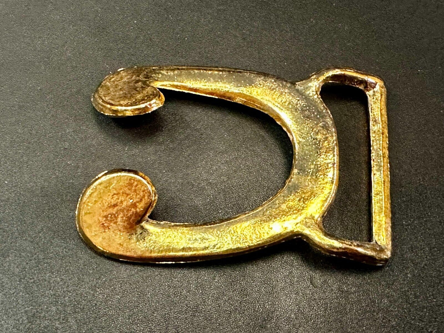 Vintage Female Connector Retro Hippy Vibe gold tone Belt Buckle