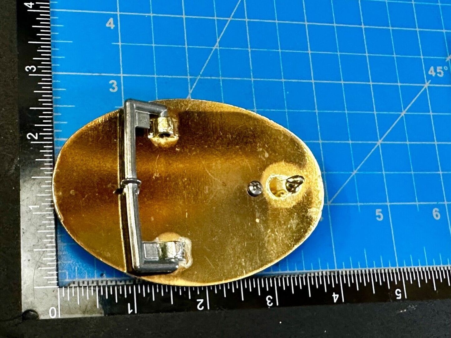 30 x 40 mm Western gold tone Ornate Belt Buckle To Mount Your Cabochon Gem Stone