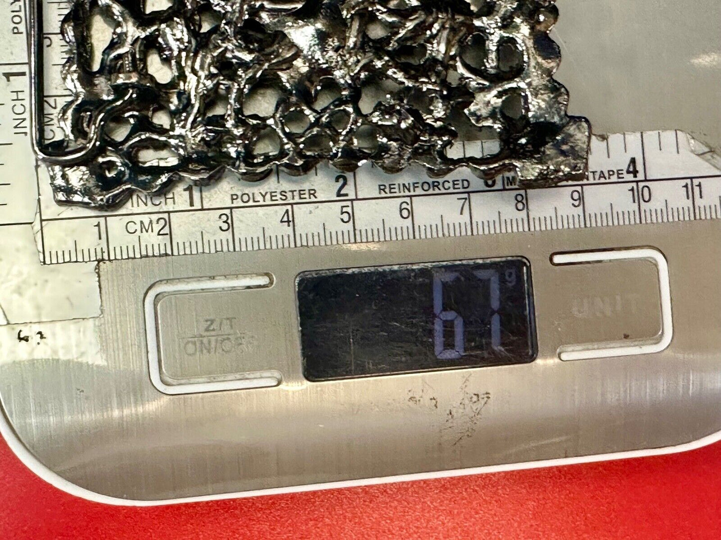 Unique black Victorian vibe black Rhinestone accented see through Belt Buckle