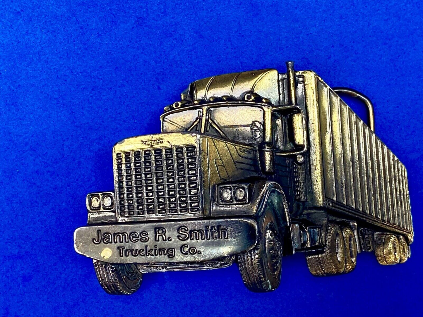 Vintage 1990 Semi Big Rig Truck Long Haulers Great American Belt Buckle Co