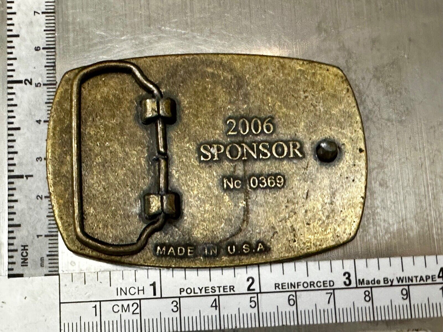 The American Veterans Disabled for life Memorial Commemorative Belt Buckle