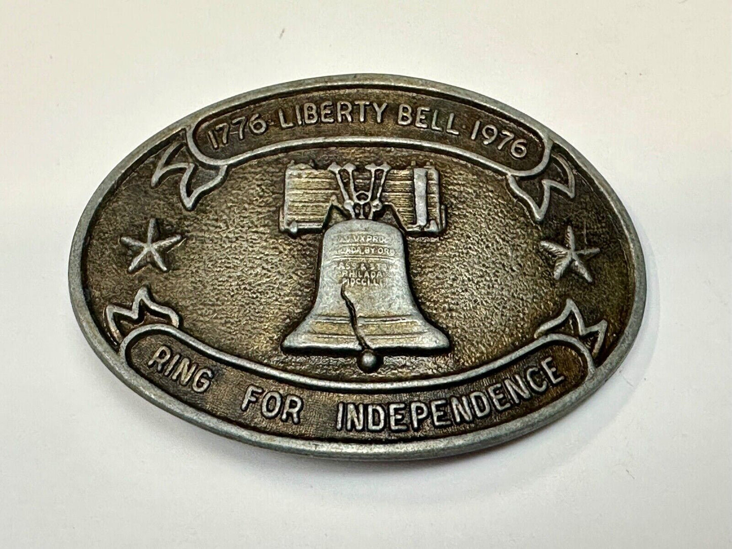 1976 Ring For Independence Bicentennial LIBERTY BELL USA belt buckle