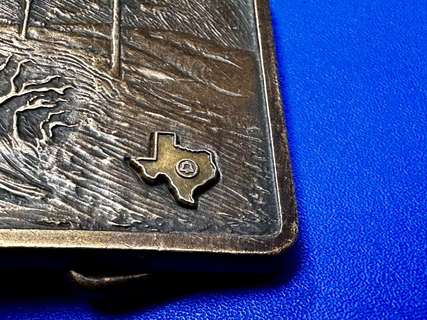 Texas Bell Telephone Award Belt Buckle by OC Tanner