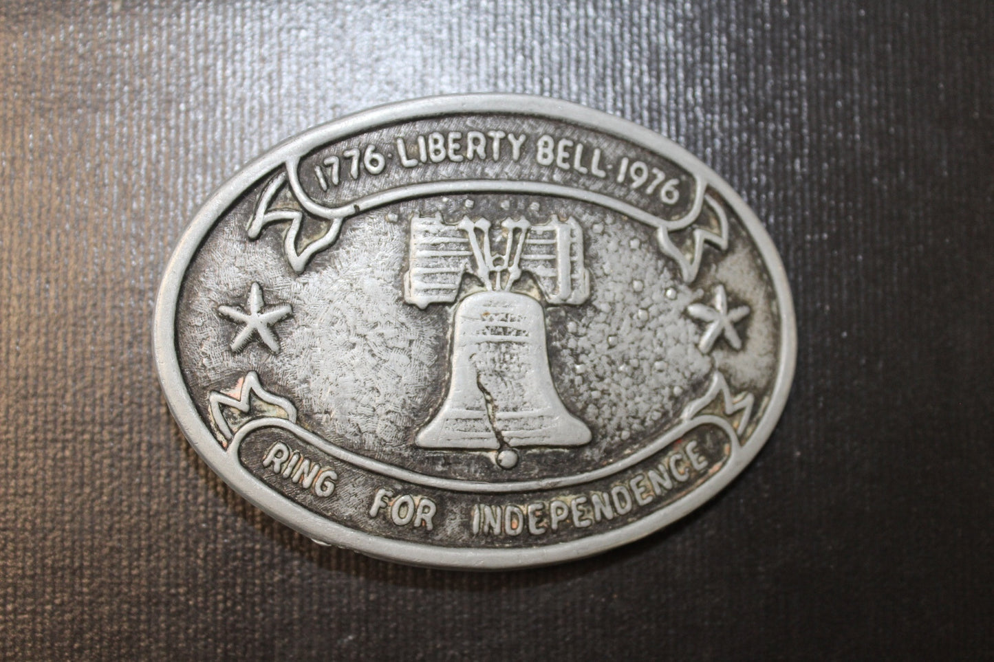 Vintage 1976 **Liberty Bell Ring For Independence** Belt Buckle
