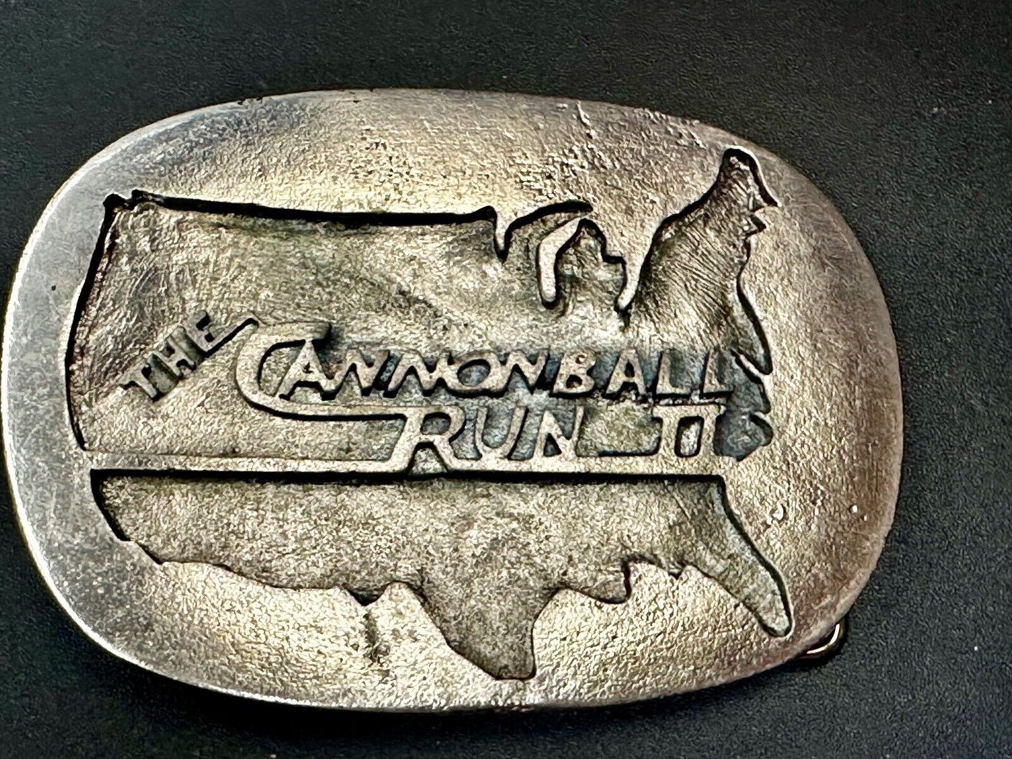 The Cannonball Run II 2 Movie Crew Gift Promo Hal Needham Belt Buckle