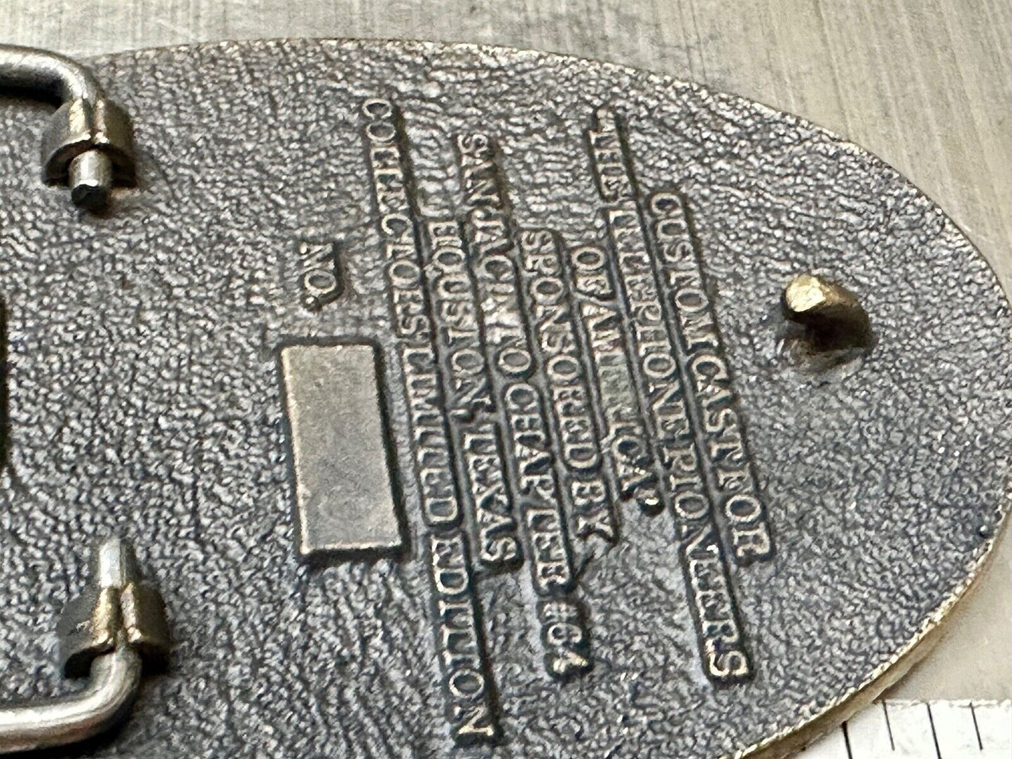 Telephone Pioneers of America TL&B Belt Buckle Fellowship Loyalty Service
