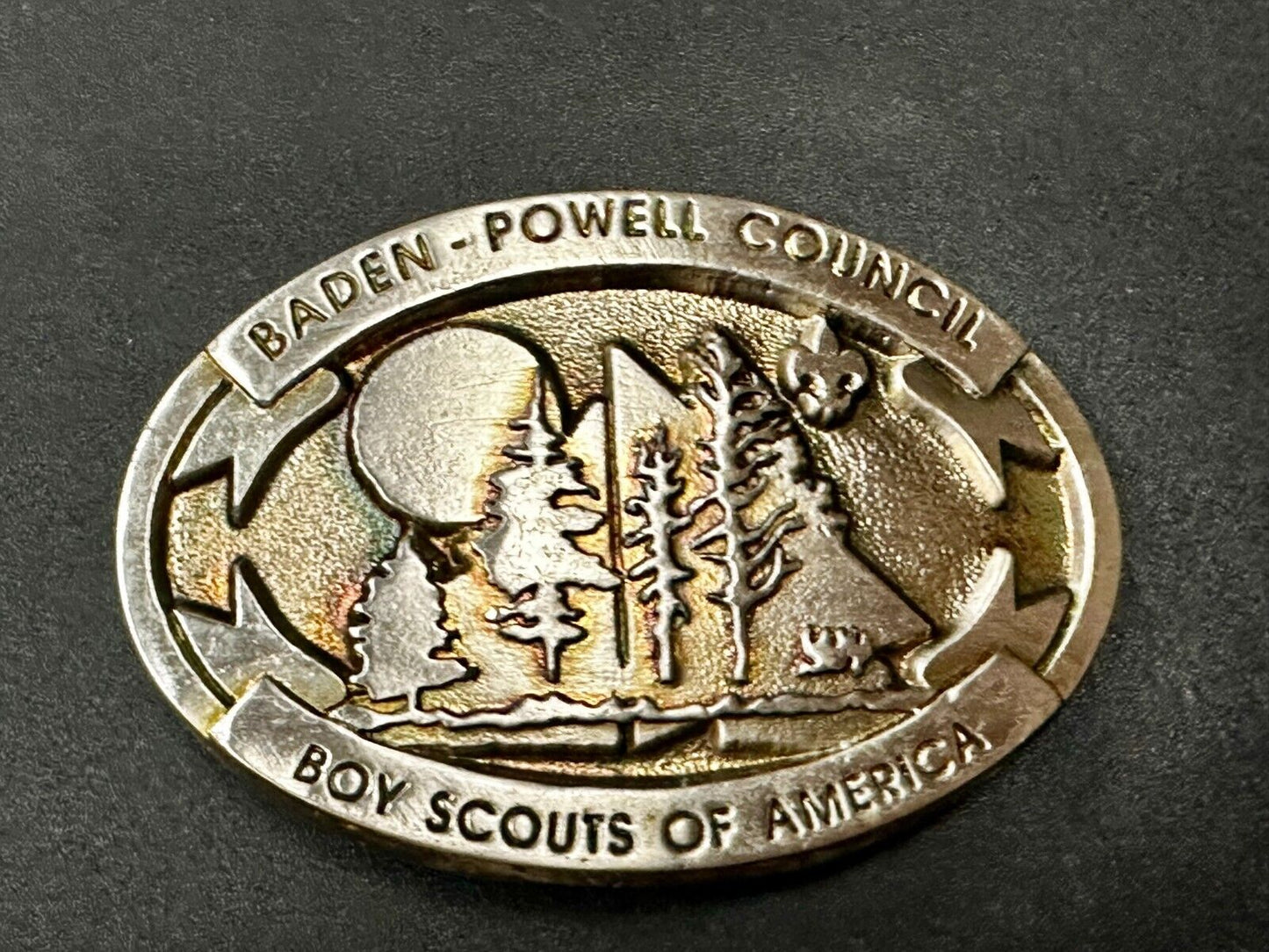 Baden Powell Council Binghamton, NY BSA Boy Scouts of America Belt Buckle