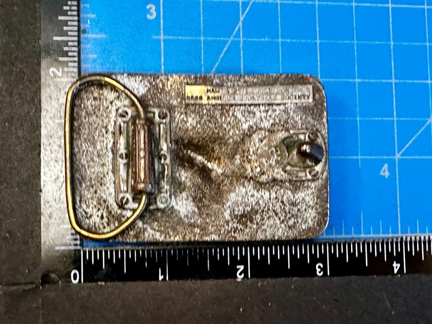 1988 Bass Anglers Sportsman Society Club Great American Belt Buckle
