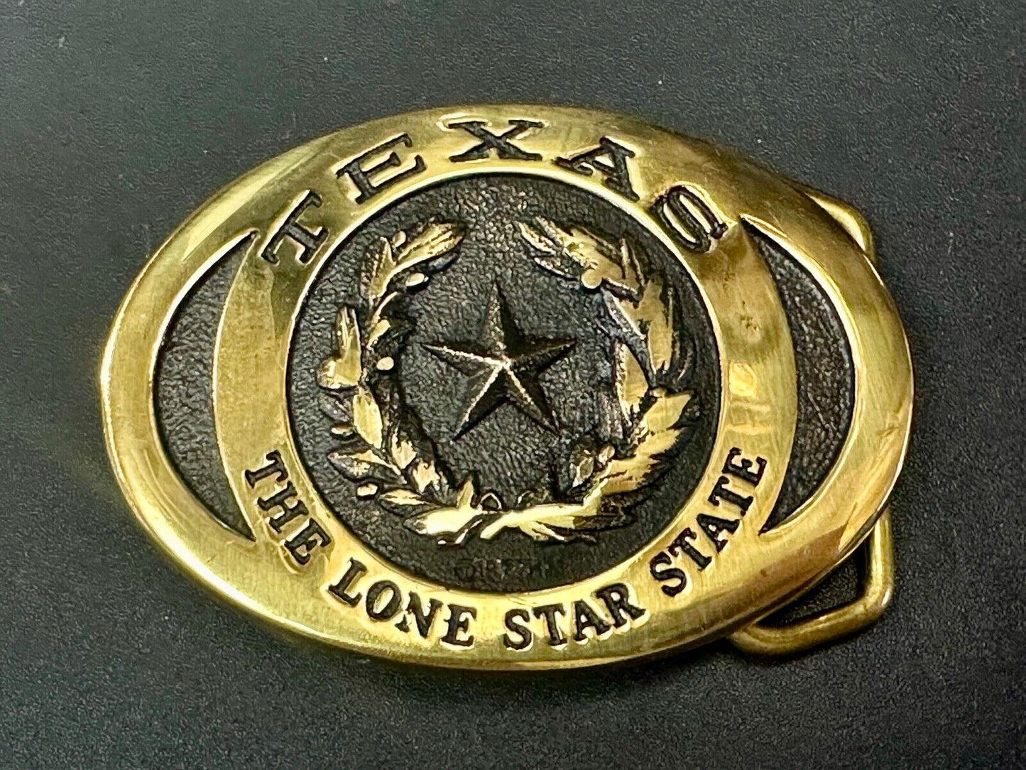 TEXAS THE LONE STAR STATE BELT BUCKLE - Heritage Mint LTD belt buckle w/ bag COA