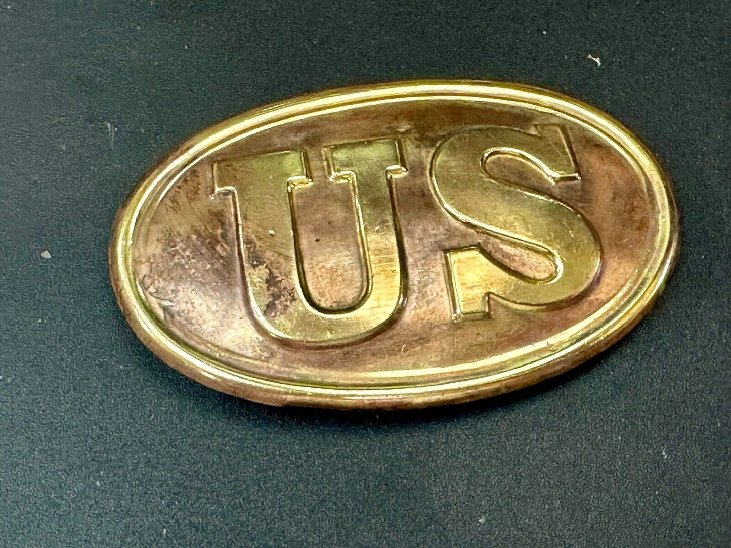 U.S. CIVIL WAR WAIST BELT PLATE US Soldiers Replica Belt Buckle unknown to me!