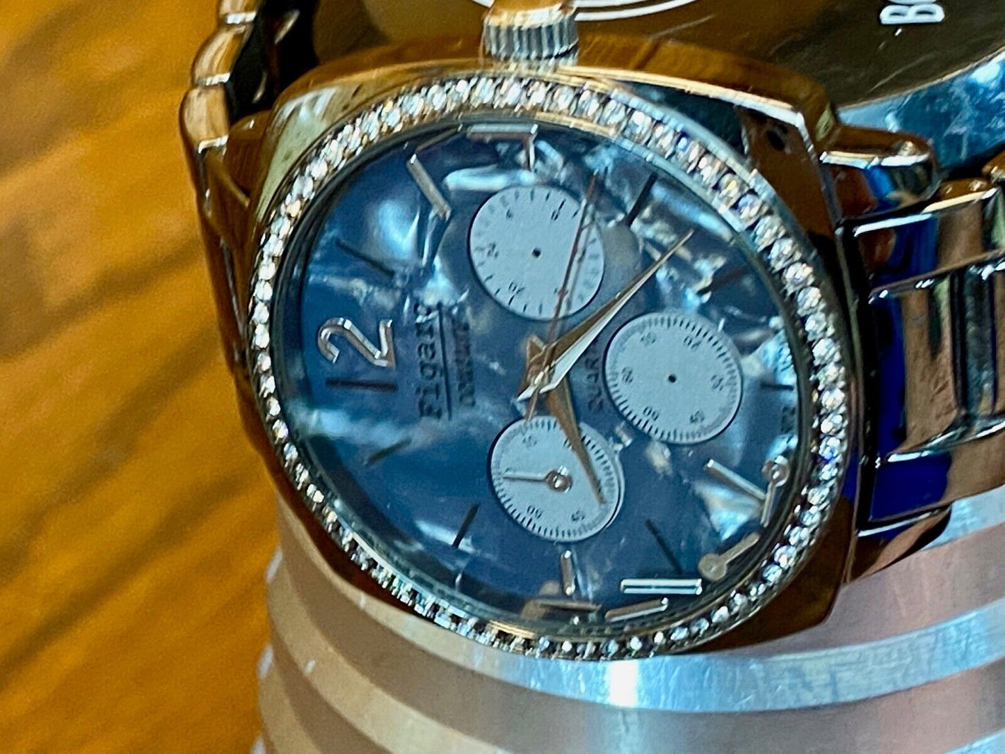 Beautiful Figaro Couture Multi Dial Watch - New Batter, Working Well!
