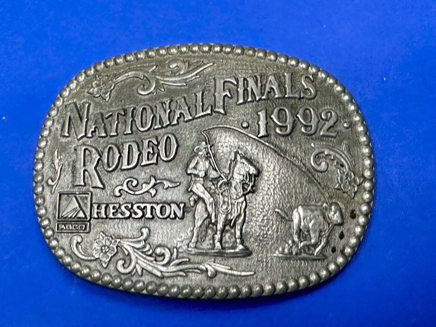 1992 Award Design Medals NFR National Finals Rodeo belt buckle