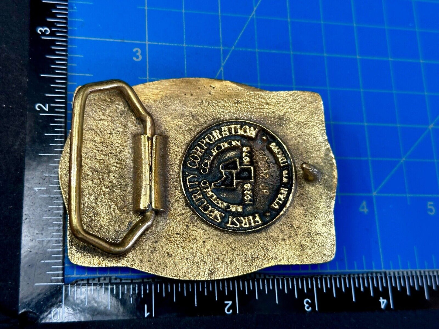 The State of Idaho - Deer Hunting Vintage Solid Brass Heritage Mint Belt Buckle