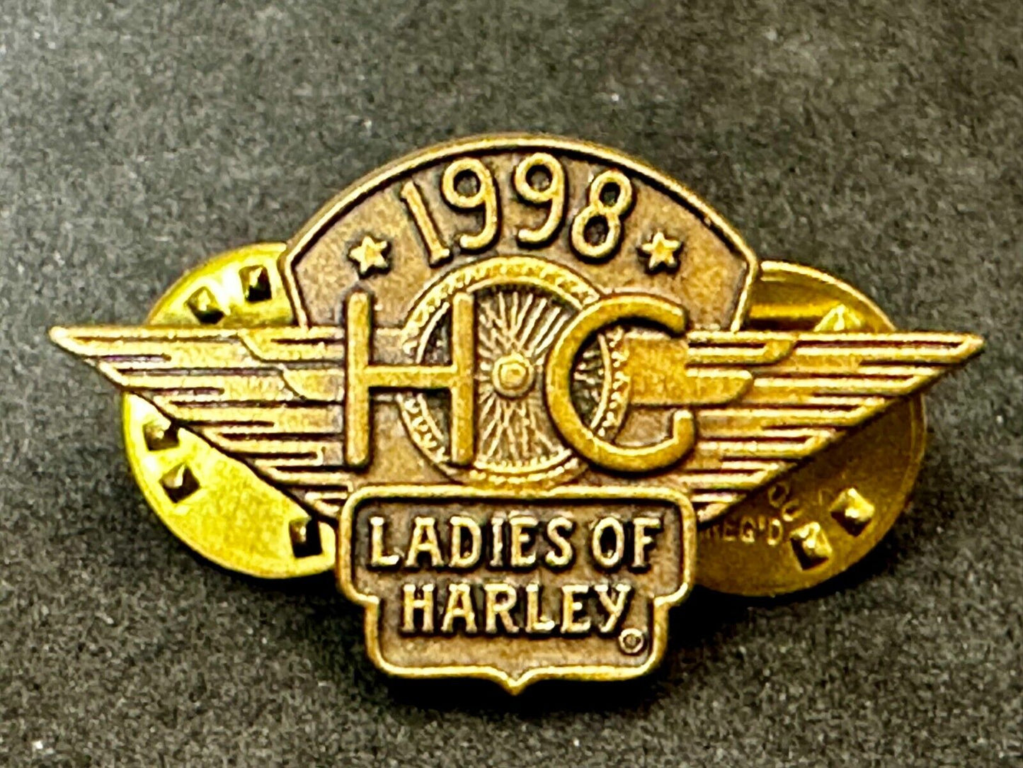 1998 Ladies of Harley Davidson Owners Group HOG Pin for Jacket or Vest