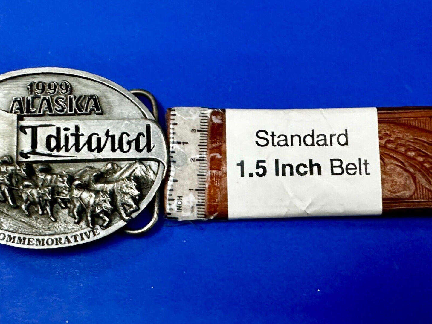 1999 Alaska Iditarod Commemorative Belt Buckle by Siskiyou