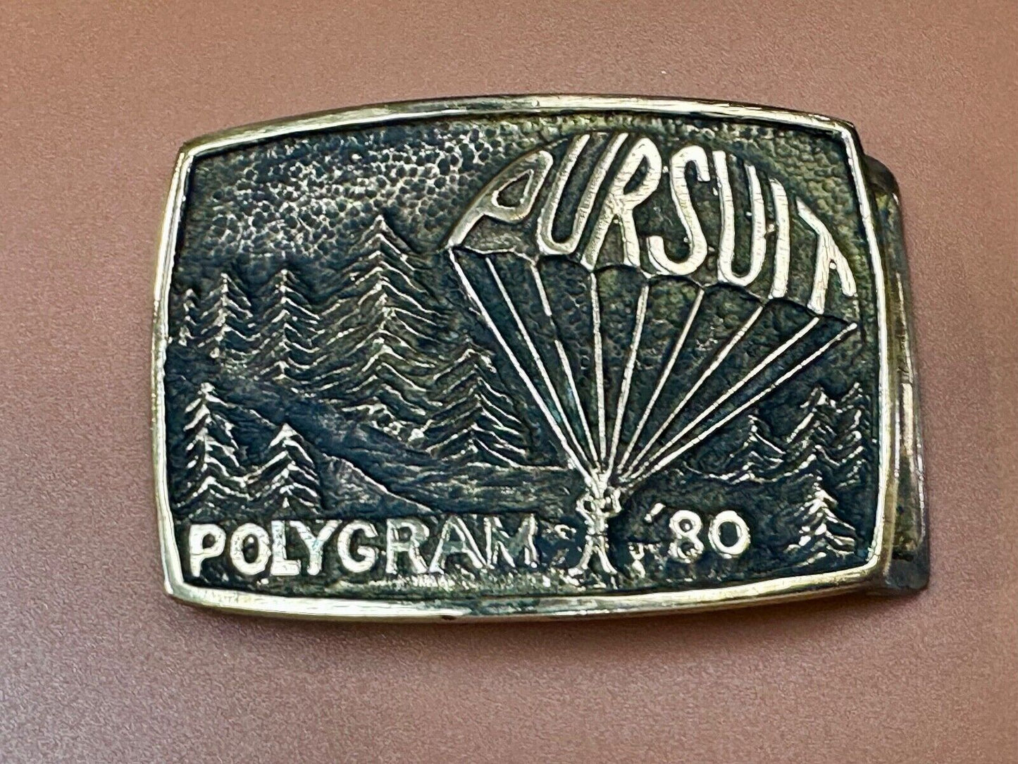 The Pursuit of DB Cooper Polygram 1980 Movie Cast Collectable Gift belt buckle