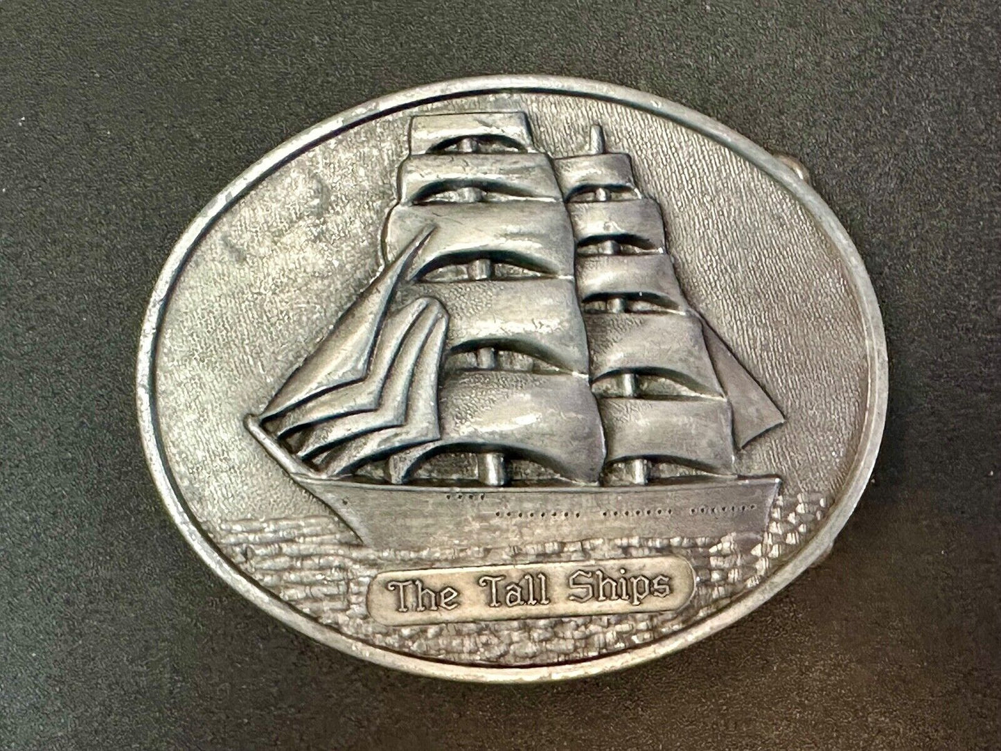 The Tall Ships Sailing Ship Boat Clipper Schooner Yacht Vintage belt buckle