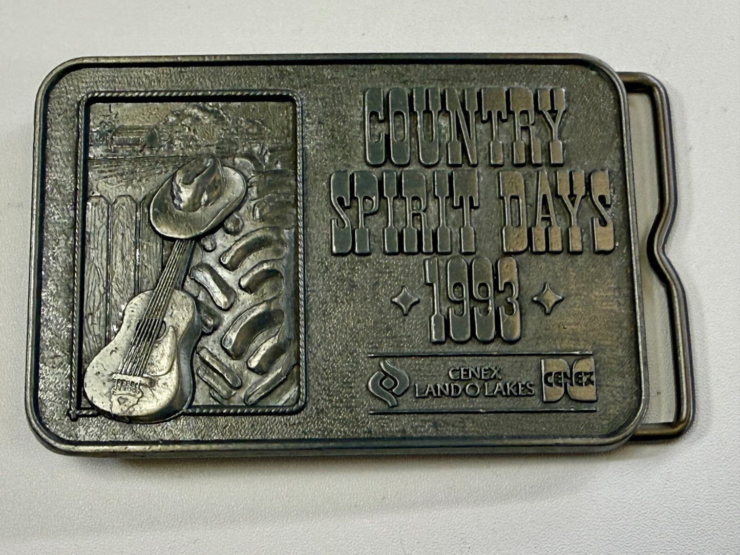 1993 Cenex Land O Lakes Country Spirit Days Commemorative Belt Buckle