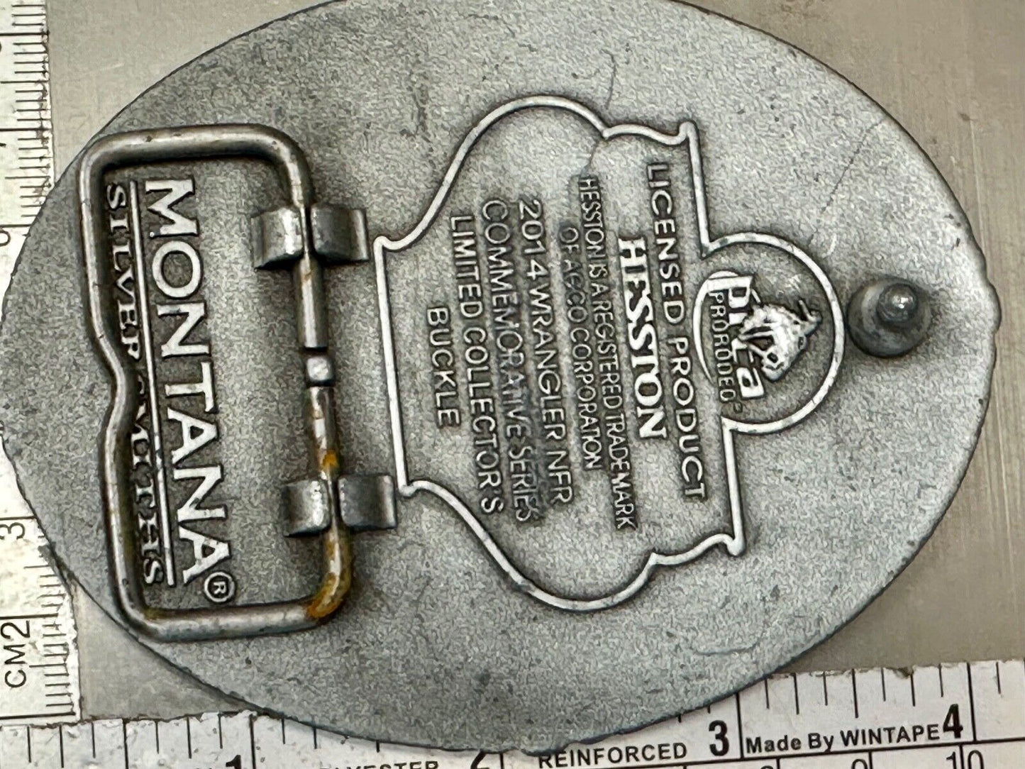 2014 Hesston National Finals Rodeo NFR Collector Montana Silversmiths Buckle