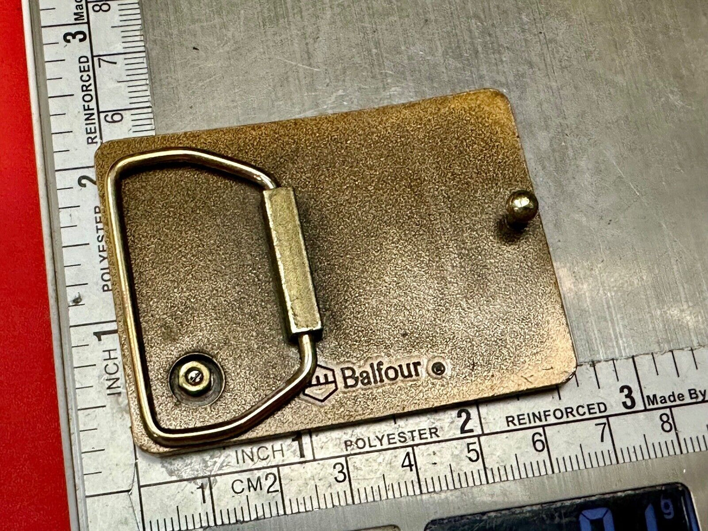 Balfour Safe driver Semi Big Rig Transport belt buckle with 2 year insert
