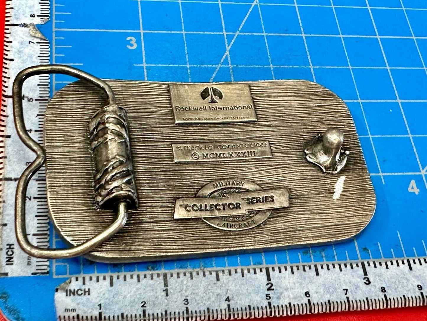 B-1B Military Aircraft Air Force Belt Buckle Connection Rockwell International