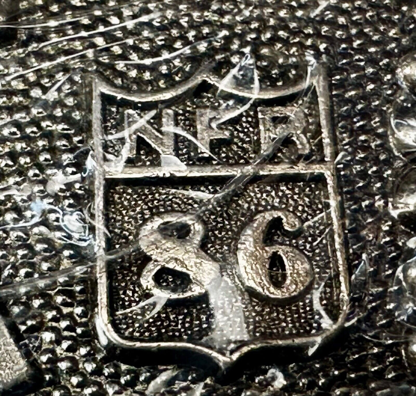 1986 ADULT SIZE NATIONAL FINALS RODEO HESSTION NFR NOS Cowboys Belt Buckle