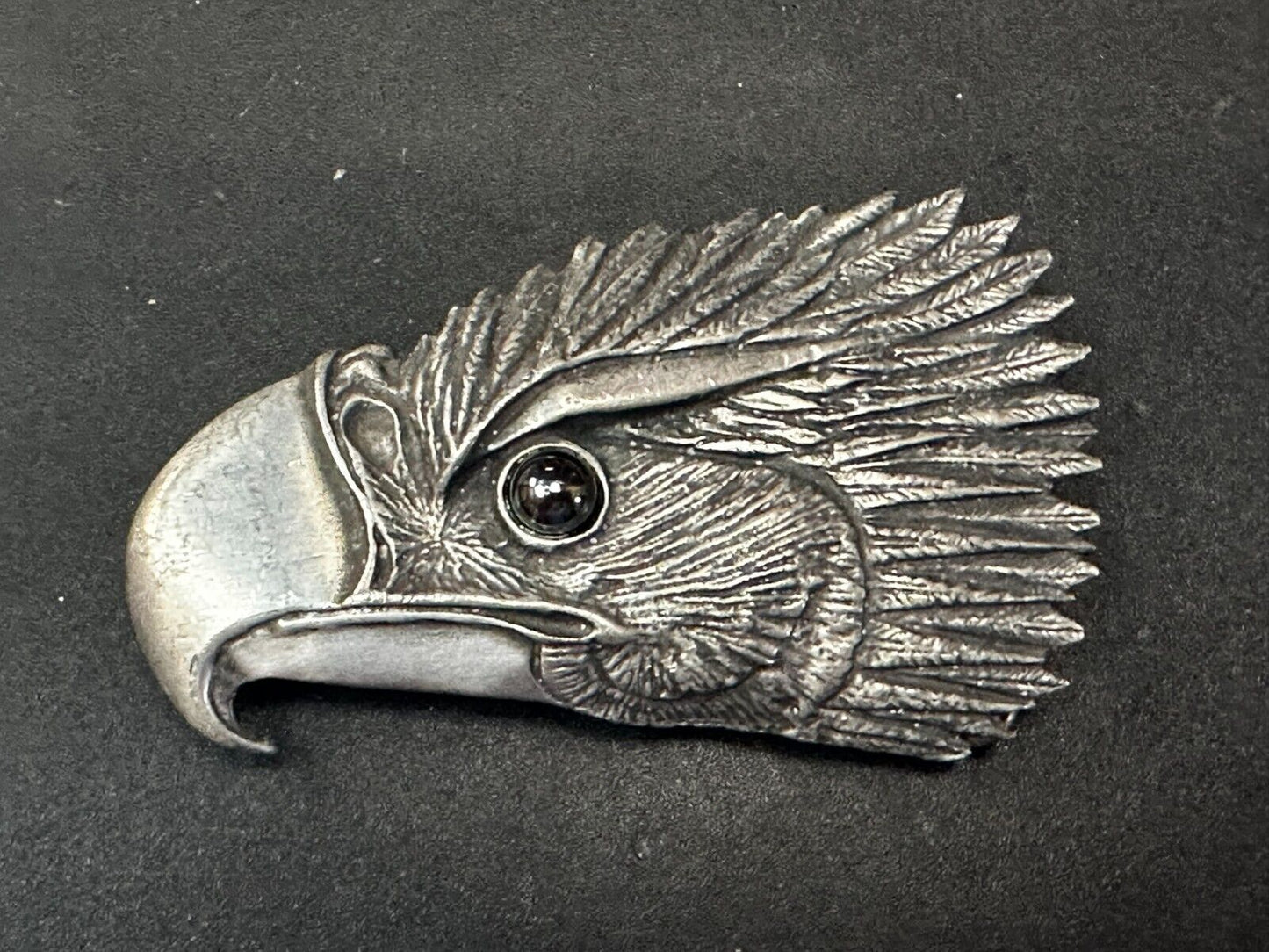 Vintage Eagles Head - Highly Detailed - Frederick Pewter Canada Belt Buckle