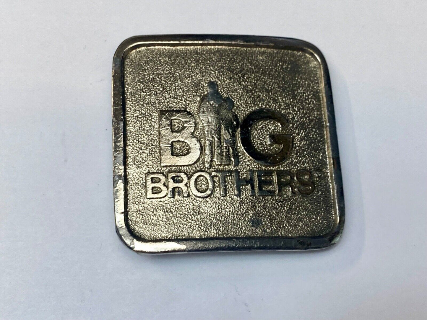 BIG BROTHERS COMMEMORATIVE BELT BUCKLE! VINTAGE! 1970s! WYOMING STUDIO ART WORKS