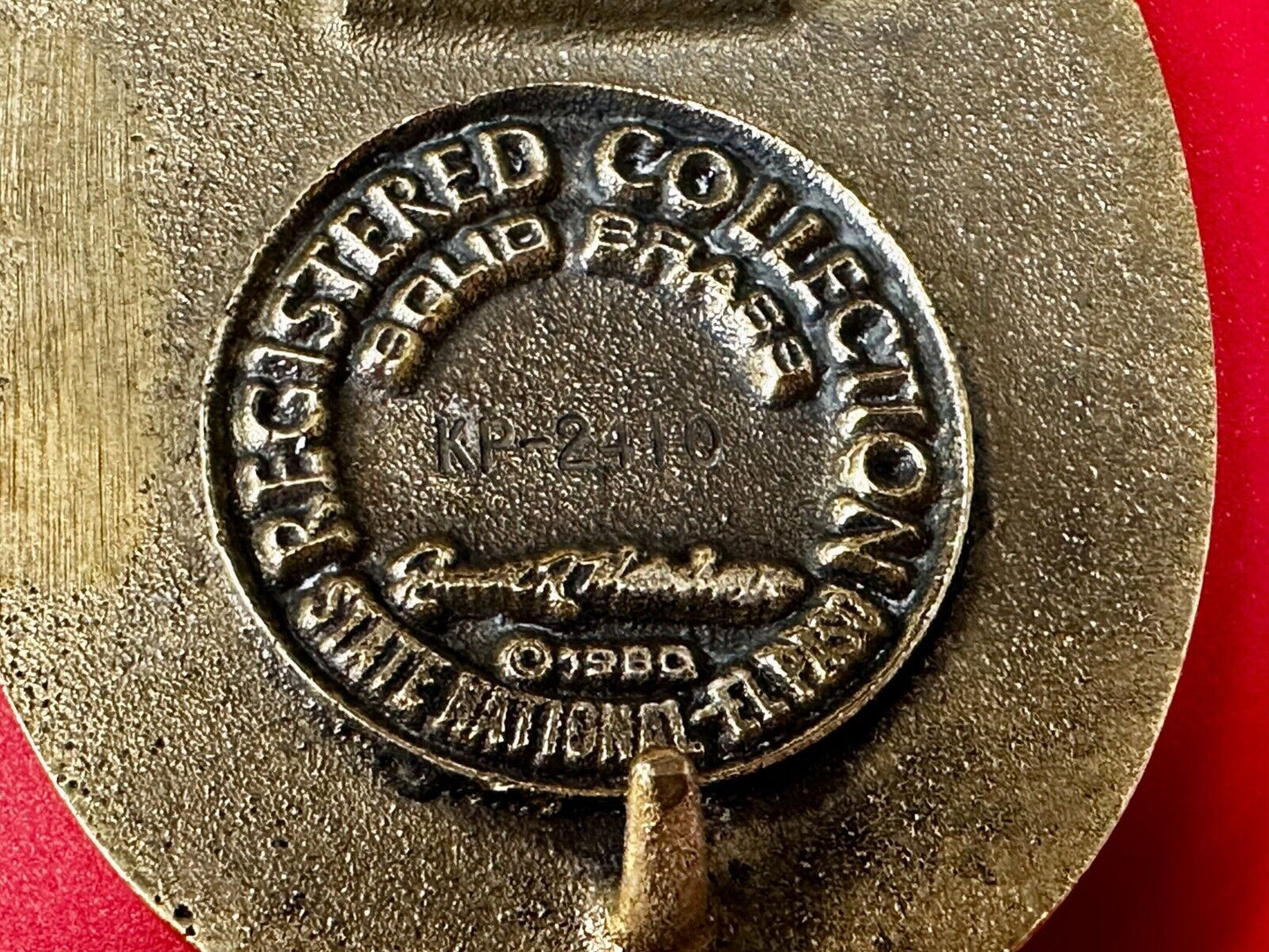 Train Engine El Paso Del Norte 1881 Rail Road Locomotive Solid Brass Belt Buckle