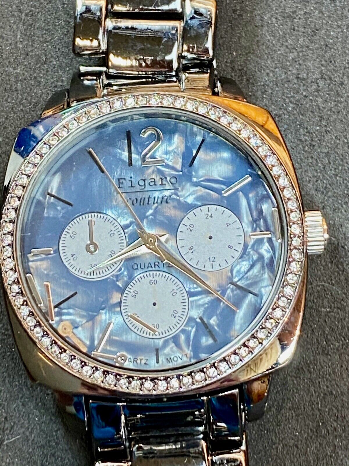 Beautiful Figaro Couture Multi Dial Watch - New Batter, Working Well!