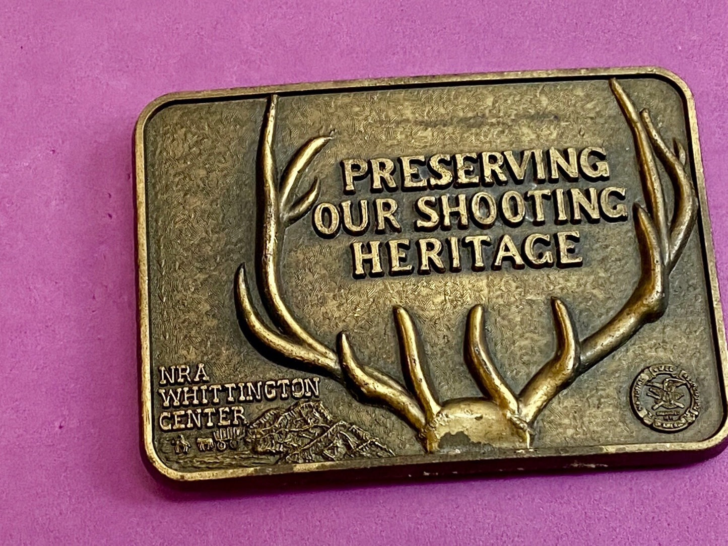 Belt Buckle Preserving shooting Heritage Gun Owners National Rifle Association