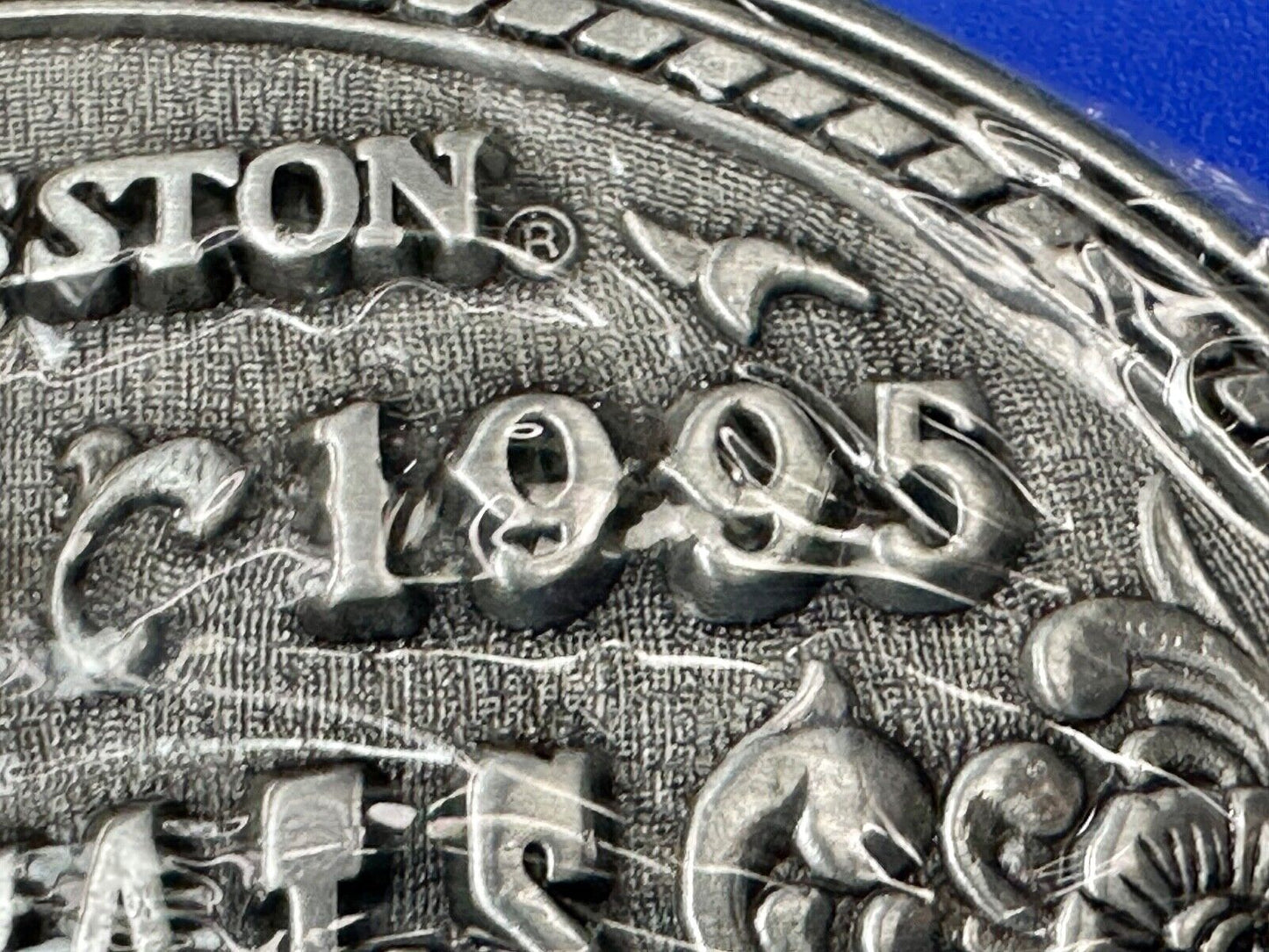 1995 Hesston National Finals Rodeo NFR Collector Award Design Medals Belt Buckle