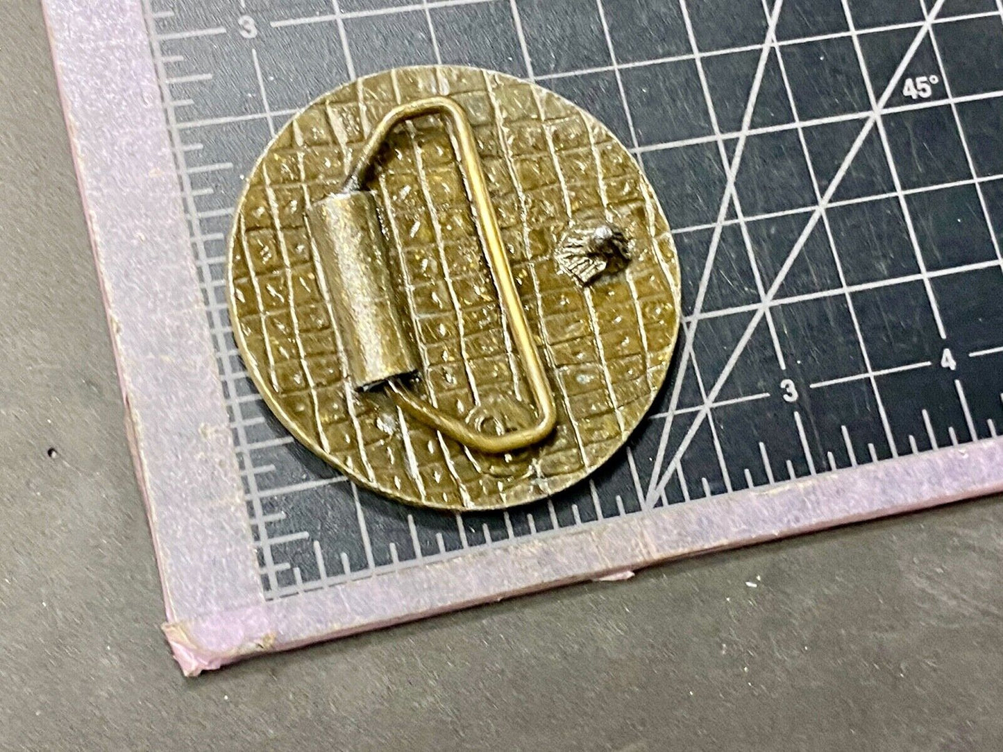 Vintage California SIR - Sons in Retirement round logo belt buckle