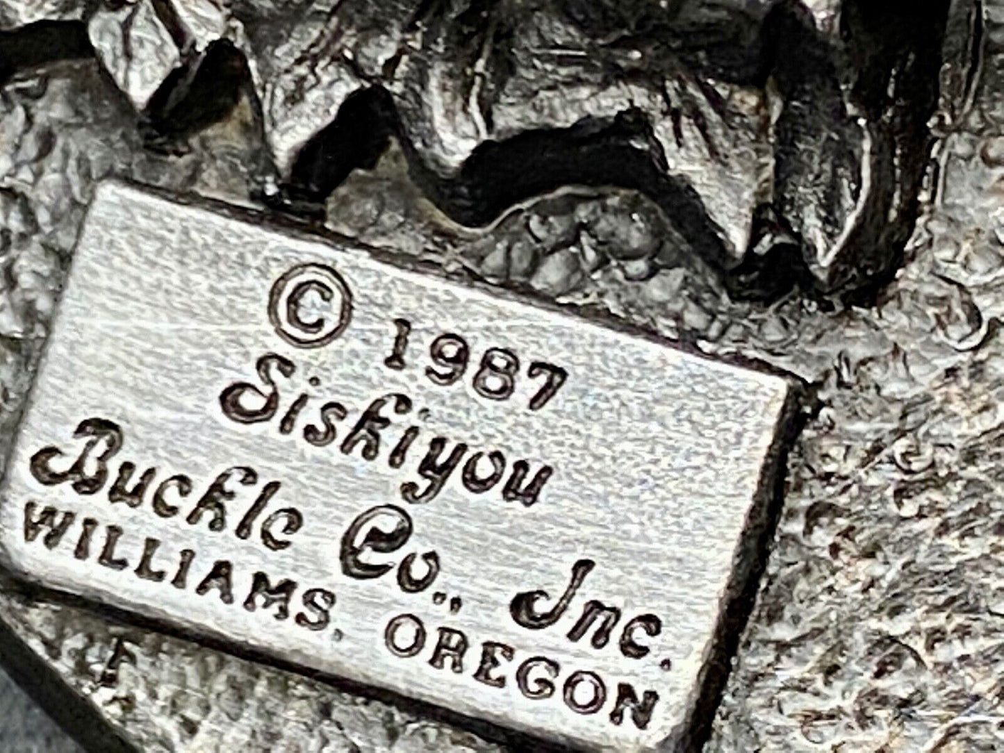 Vintage 1988 - Founder’s Days Caledonia MN belt buckle St Johns Lutheran Church